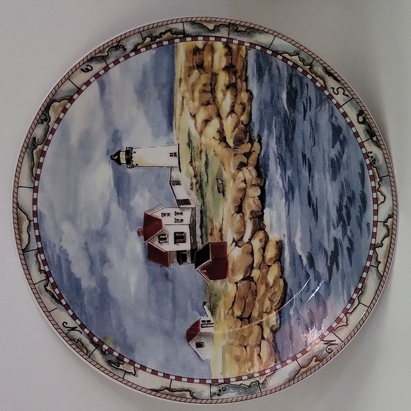 American Atelier Kitchen Cape Neddick Plate Signals 50 American